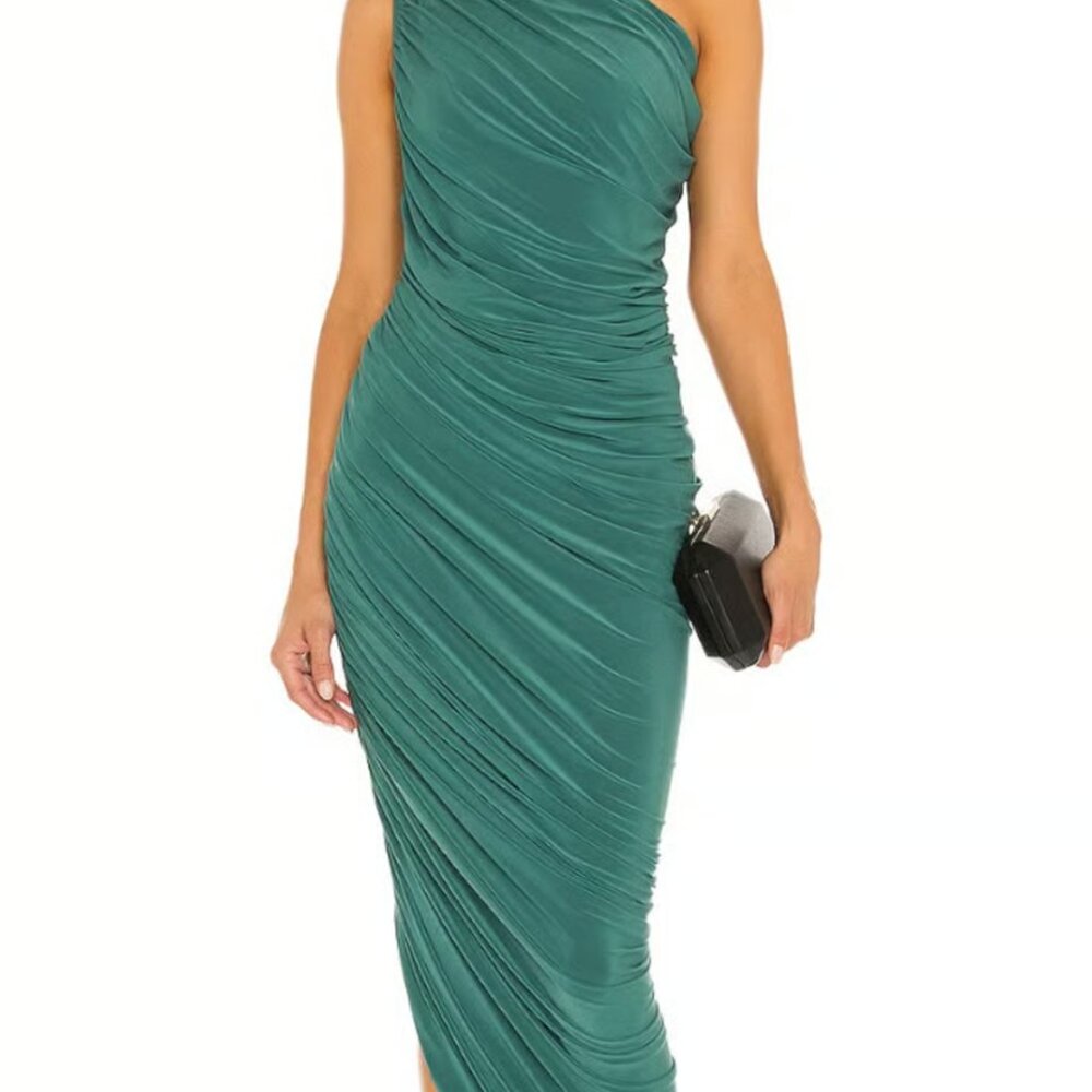 Norma Kamali one shoulder dress